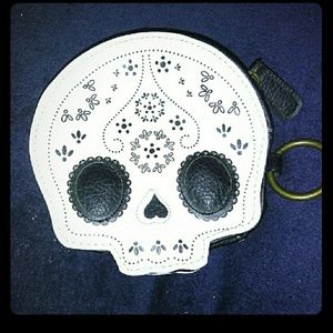 Discontinued Loungefly small skull purse